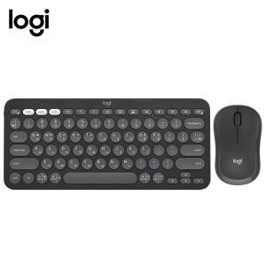 키스킨증정 로지텍 K380S+M240 블랙 블루투스 키보드 무소음 마우스세트 한글각인