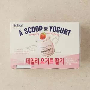 [노브랜드] 데일리 요거트 딸기 80g*6입
