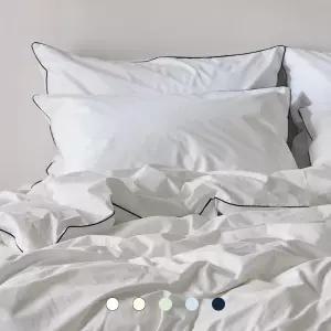 바운티풀 호텔침구 리네아 파이핑 초광폭 워싱순면 베개커버 40수 50X70