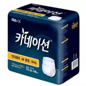 카네이션 언더웨어 성인기저귀 팬티 중형 10개 8팩 (80개)
