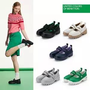 [베네통]BENETTON 메리 제인 스니커즈 초특가
