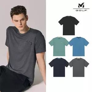 [하프클럽/밀레 골프] 25SS 최신상 고 기능성 반팔티셔츠 5종, 남성