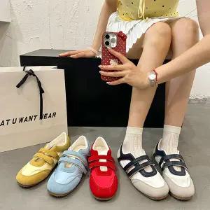 [하프클럽/] 발레코어 찍찍이 플랫폼 스니커즈 0319