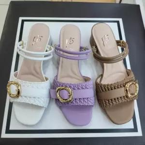 에스콰이아 [행복한백화점]여성 양가죽주름 버클장식 편하고 이쁜 샌달슬리퍼 겸용제품