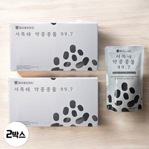 서울대 밥스누 서목태 약콩 콩물 서리태 190ml 2박스 (40포)