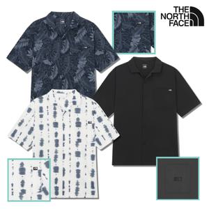 노스페이스 남성 시어커서 여름 반팔 카라 셔츠 남자 트로피컬 경량 신축성 좋은 반팔티 티셔츠