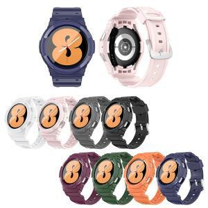 갤럭시워치 5 4 올인원 실리콘 케이스 스트랩 베젤링 보호 커버 밴드 스포츠 루프 시계줄 줄질 4