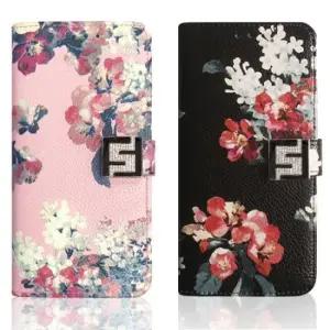 아트박스 키스맥 플라워패턴 큐빅 다이어리케이스 갤럭시S25엣지)
