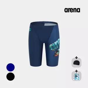 아레나 실내 남아동 수영복 씨워터 4부 A5BB1BF05 NVY BLK