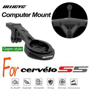 2025 자전거 컴퓨터 마운트 Cervelo S5 Aerobar 통합 핸들 바 알루미늄 합금 Gopro/GPS/Garmin Ullicyc와
