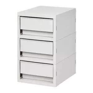 시스맥스 뉴트로 소품함(소형 3단 56043)/수납장/정리함/수납함/다용도/책상/서랍/멀티박스/화장대/미니