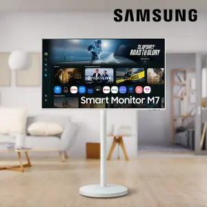 삼성전자 M7 43인치 화이트 스마트모니터 무빙스타일 삼탠바이미 패키지 UHD 4K IPTV OTT 넷플릭스 유튜브