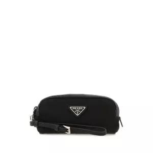 프라다 여성 블랙 나일론 뷰티 파우치 1NS175R067 F0002