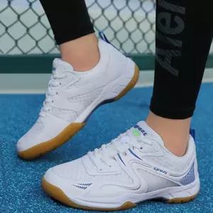 남녀 공용 배드민턴화 탁구 배구 스쿼시 메쉬 운동화 235-280mm