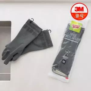 [3M]고리형 그레이 고무장갑 중 10개