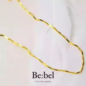 순금목걸이 11.25g(3돈) 24k 남자 여자 대나무 체인 비벨