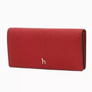[갤러리아] [헤지스ACC] HIWA6E163R2 레드 단색 소가죽 장지갑