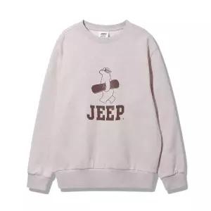 [롯데백화점]지프 [남녀공용] NQ3890 F/W 루즈핏 베어프린팅 맨투맨 티셔츠