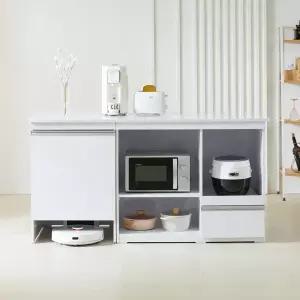 홈스빌 셀리 광파형 홈바 아일랜드식탁 렌지대 로봇청소기 수납장 대리석 600 1600