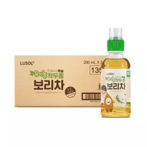 [루솔] 유기농 작두콩 보리차 2박스 (48병 x 200ml)