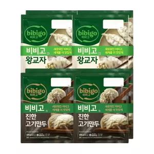 CJ제일제당 비비고 왕교자 455g x4봉 + 진한고기만두 400g x4봉