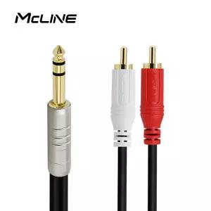 맥라인 스테레오 6.3(5.5)-2RCA (TRS-2RCA) Y 케이블 3m MC-PA07