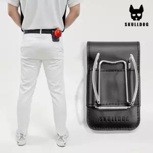스컬독 파크골프 원 1구 공주머니 초경량 가죽 허리색 볼주머니 파우치 가방 홀더
