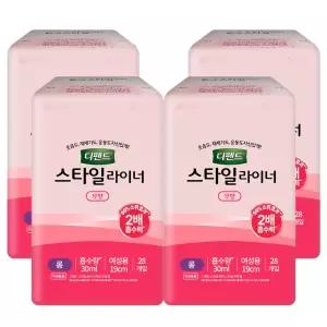디펜드 스타일 라이너 롱 무향 28개입 X 4팩