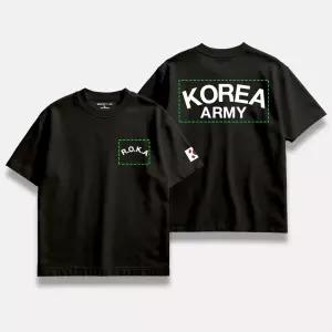 커스텀 로카 밀리터리 반팔 티셔츠 육군 해군 공군 해병대 코튼 기능성 쿨 반팔 빅사이즈