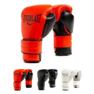 에버라스트 파워락 V2 프로 훅앤룹 트레이닝 복싱글러브 풀그레인 가죽 권투장갑