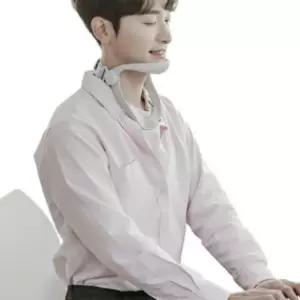 목 디스크 견인기 거북목 일자목 교정기 높이 조절 경추