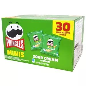 프링글스 미니 사워크림 앤 어니언 570g (19g x 30개입) x 2박스