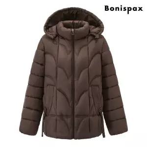 [롯데백화점]보니스팍스 후드 탈부착 퀼팅 집업 패딩 점퍼 (XP4JJ056L0)