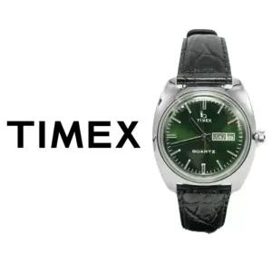 타이맥스 Q 1978 쿼츠 남자 가죽시계 TW2W44700