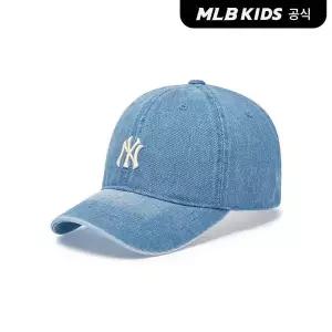 [MLB키즈](공식)26N 피그먼트 워싱 볼캡 NY (Blue) 7ACPB066N-50BLS