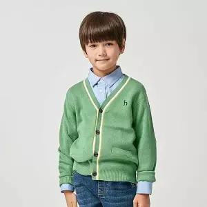 [보리보리/헤지스 키즈]헤지스키즈 이지케어 가디건 HTS11KC01M_GN