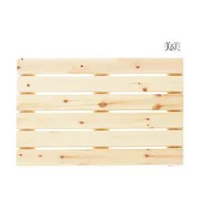 (63x43cm) 미송 원목 발판/베란다/화장실/욕실/깔판/나무/매트/현관/다용도/우드/변기/발받침대/가정용