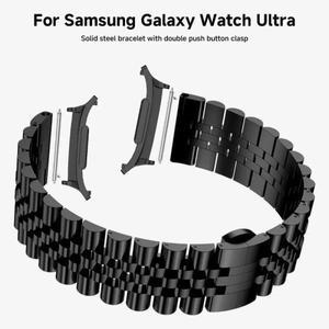 삼성 갤럭시 워치 2025 울트라 47mm, 갤럭시 워치 8 클래식 46mm, 8 40mm, 44mm용 메탈 스트랩 (스테인리스