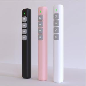 새로운 화이트 보드 원격 제어 펜 PPT 페이지 터너 음성 교사 발표자를위한 멀티미디어 전자