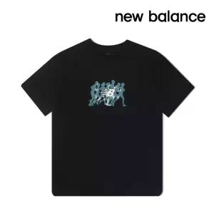 뉴발란스 반팔티셔츠 러너 티셔츠 여성 블랙 WT61S9R6-BK