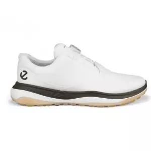 에코 골프화 남성 보아 골프신발 가죽 T1 BOA 화이트 스파이크리스 2025