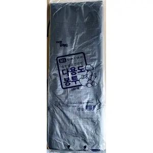다용도봉투(검정색 30L 48x64cm 100매)/분리수거/봉투/대형/비닐/업소용/투명/배접/검정/봉지/종량제/포장