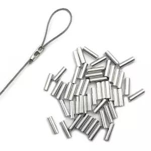 롱슬리브 압착형 와이어 고리 만들기 부속 링터미널 원통형 압착단자 짠짠이 페럴 케이블 커넥터 고정 연결