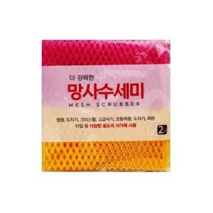 더 662RPD69 강력한 망사수세미 2매입 10개 맑은하루