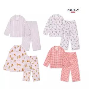 [롯데백화점]폴햄키즈 여아) 디즈니 레이온 긴팔 파자마 세트 PKG5UI2210