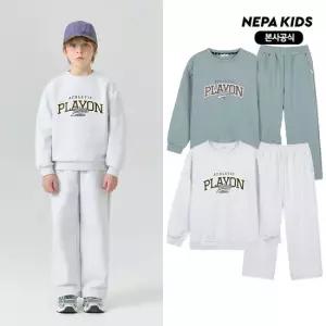 [네파키즈/택가89,000] 26SS 신상 KM15953 레터 맨투맨 트레이닝세트 본사직영