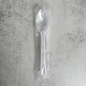 위생 일회용 수저 숟가락 스푼 100개 배달용 업소용 개별포장