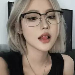 눈부심 블루라이트차단 반뿔테 뿔테안경 하금테 가벼운 도수없는안경