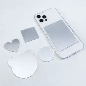 미니 핸드폰 폰거울 폰꾸 미러 아크릴 휴대용 휴대폰 손거울 꾸미기 포카 스티커 다꾸 붙이는