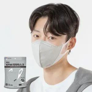 미라클하우스 미마 컬러마스크 중형 그레이 30개입KF94 649887